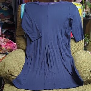 Navy Blue Midi Dress